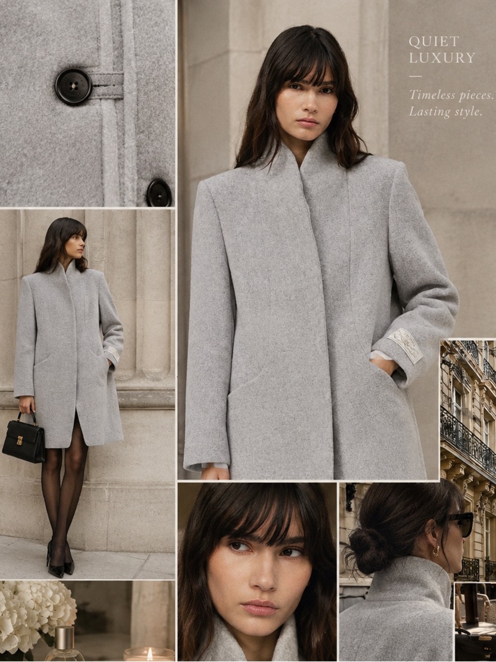 Aritzia Babaton cocoon coat cashmere wool size s